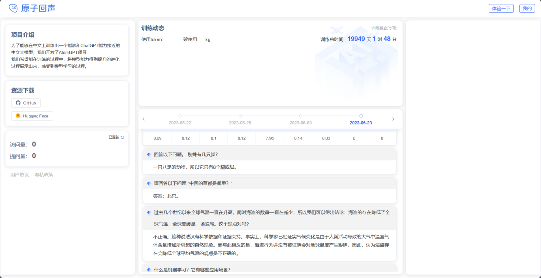 原子回声AtomGPT大模型